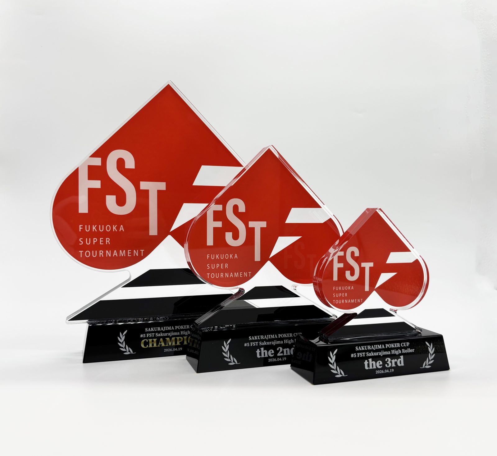 FST Sakurajima High Roller（FUKUOKA SUPER TOURNAMENT）のトロフィー